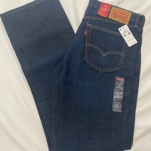 LEVIS Mens 527 Slim Bootcut Jeans 34x34 NEW